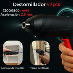 Destornillador eléctrico 47 piezas